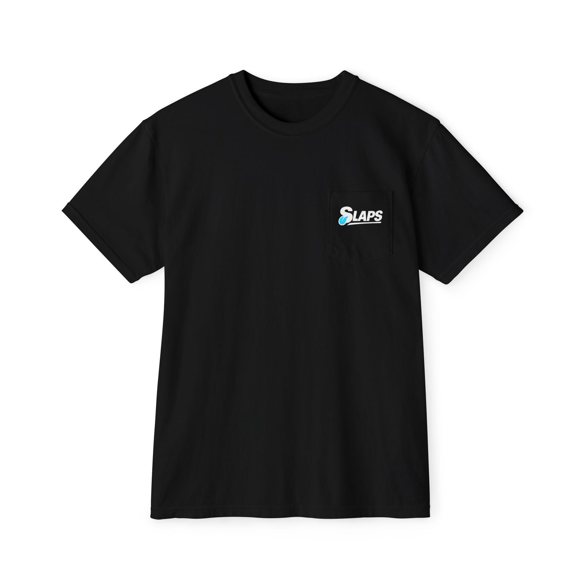 Unisex Garment-Dyed Pocket T-Shirt – Casual Style with Fun ‘Slaps’ Design